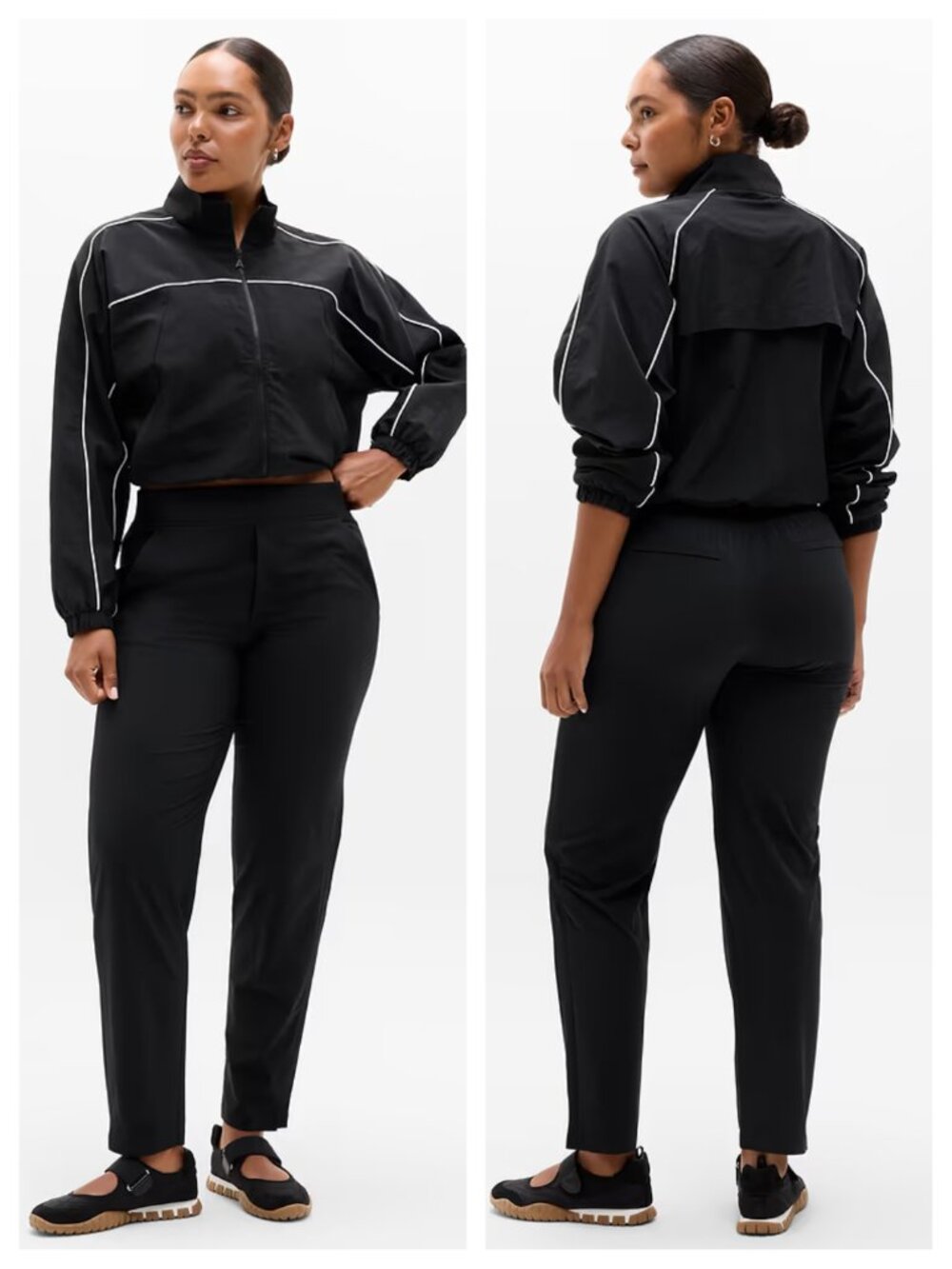 Athleta Brooklyn Mid Rise Ankle Pant 16 Black